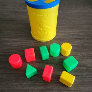 Vintage Fisher Price Block Holder