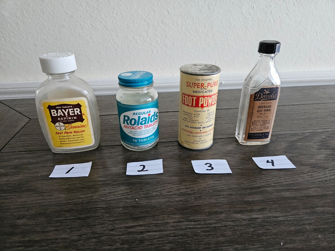 Antique and Vintage Medical Bottles and Advertisements - Your Choice of ...