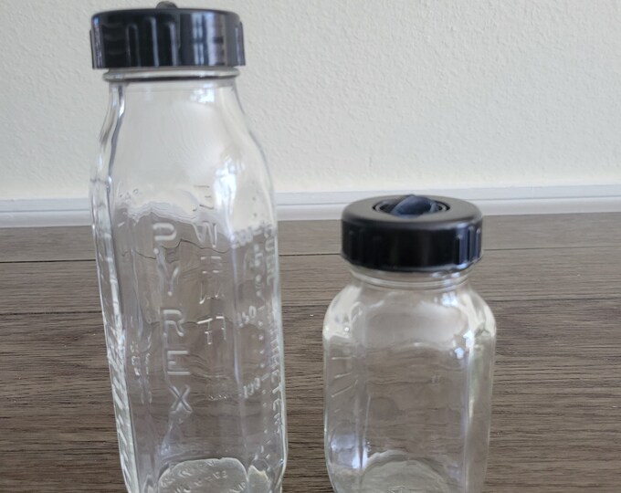 Vintage Pair of Baby Bottles Etsy