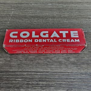 Vintage Colgate Ribbon Dental Cream/Toothpaste