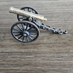 Vintage Metal Kids Toy Cannon