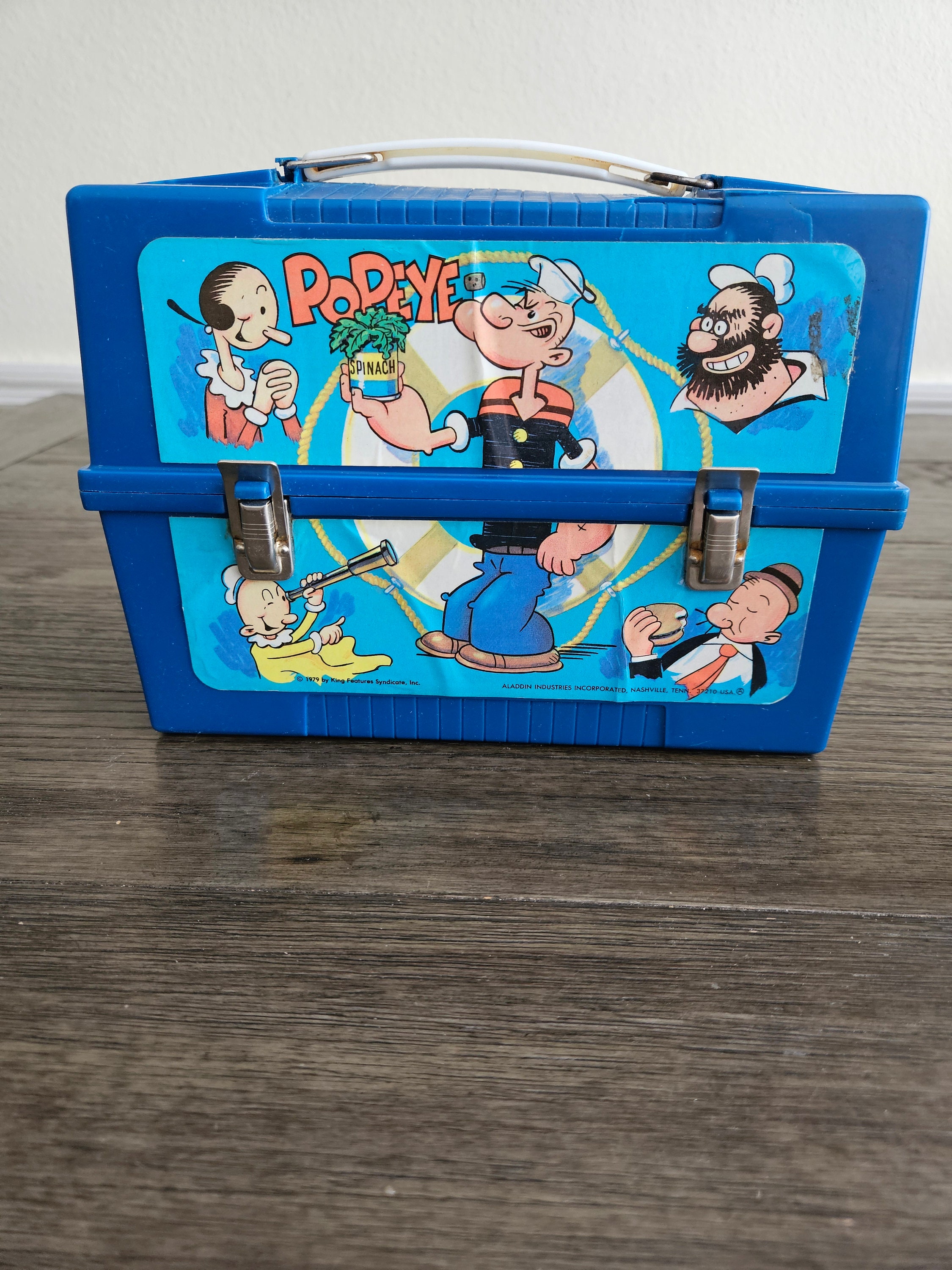 Popeye Lunch Box - Etsy