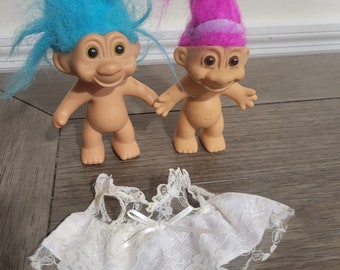 ヴィンテージのトロール人形2体セット - Etsy 日本