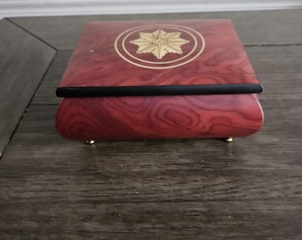 Vintage Musical Jewelry Box, made in Italy