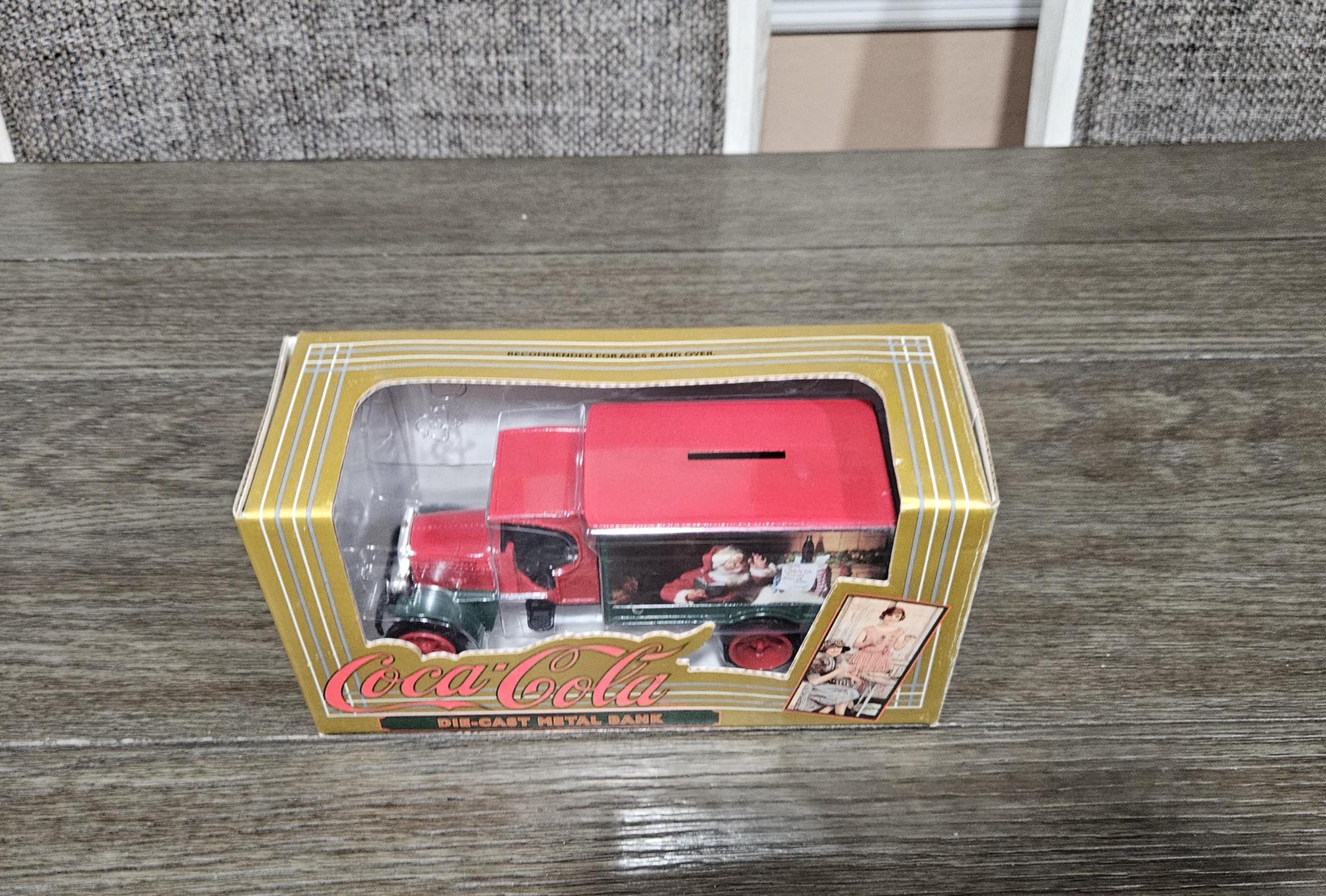 Vintage Coca Cola Die Cast Metal Truck Bank Marked 1994 - Etsy