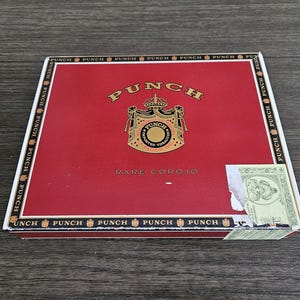 Vintage Punch Cigar Box