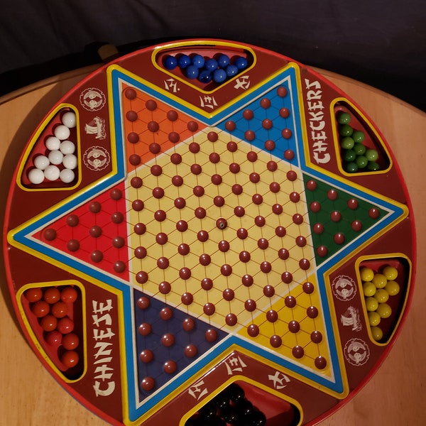 Vintage Ohio Art Chinese Checkers Game