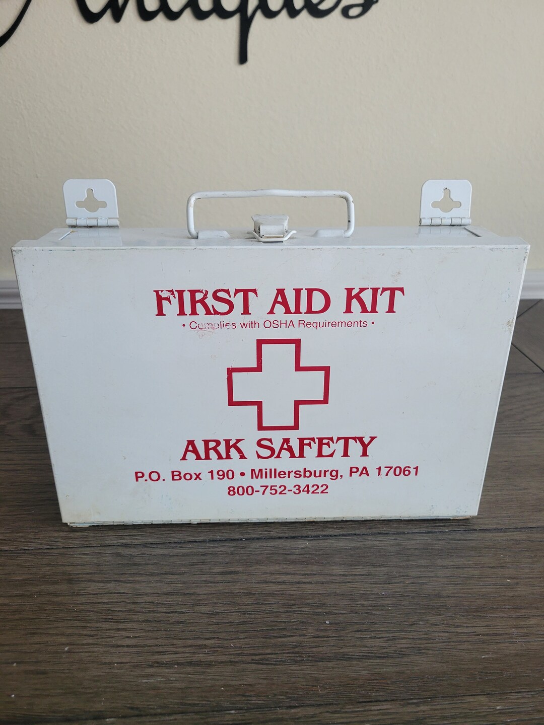 Vintage Hanging Ark Safety First Aid Kit With Accessories - Etsy