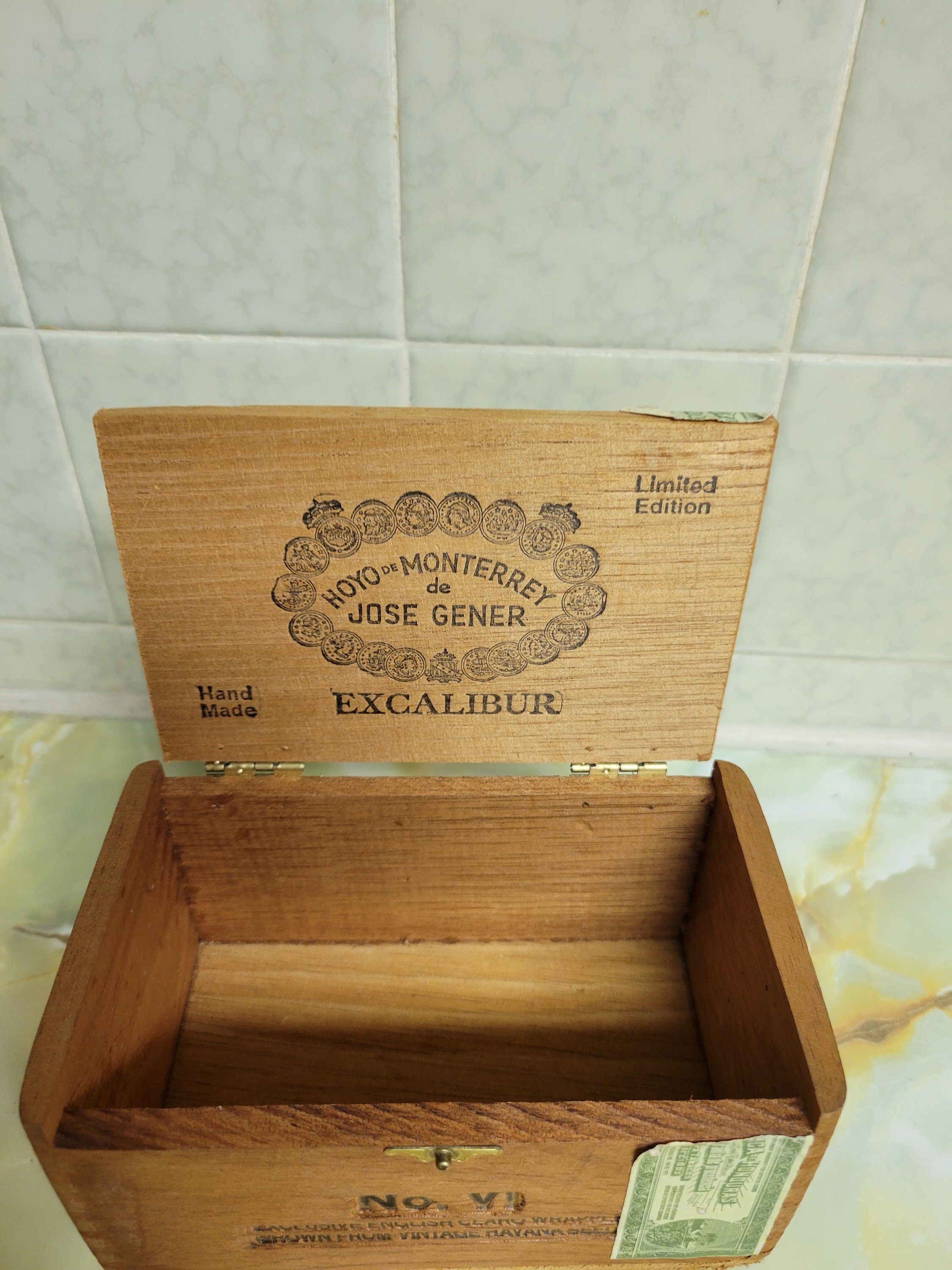 Vintage Hoyo De Monterrey De Jose Gener Excaliber Cigar Box - Etsy