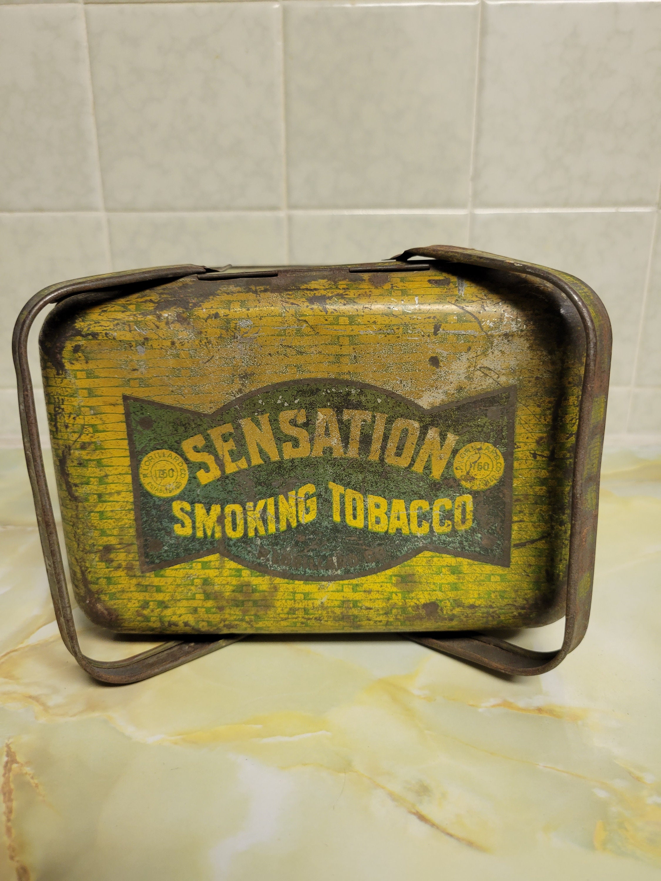 Vintage Sensation Smoking Tobacco Tin