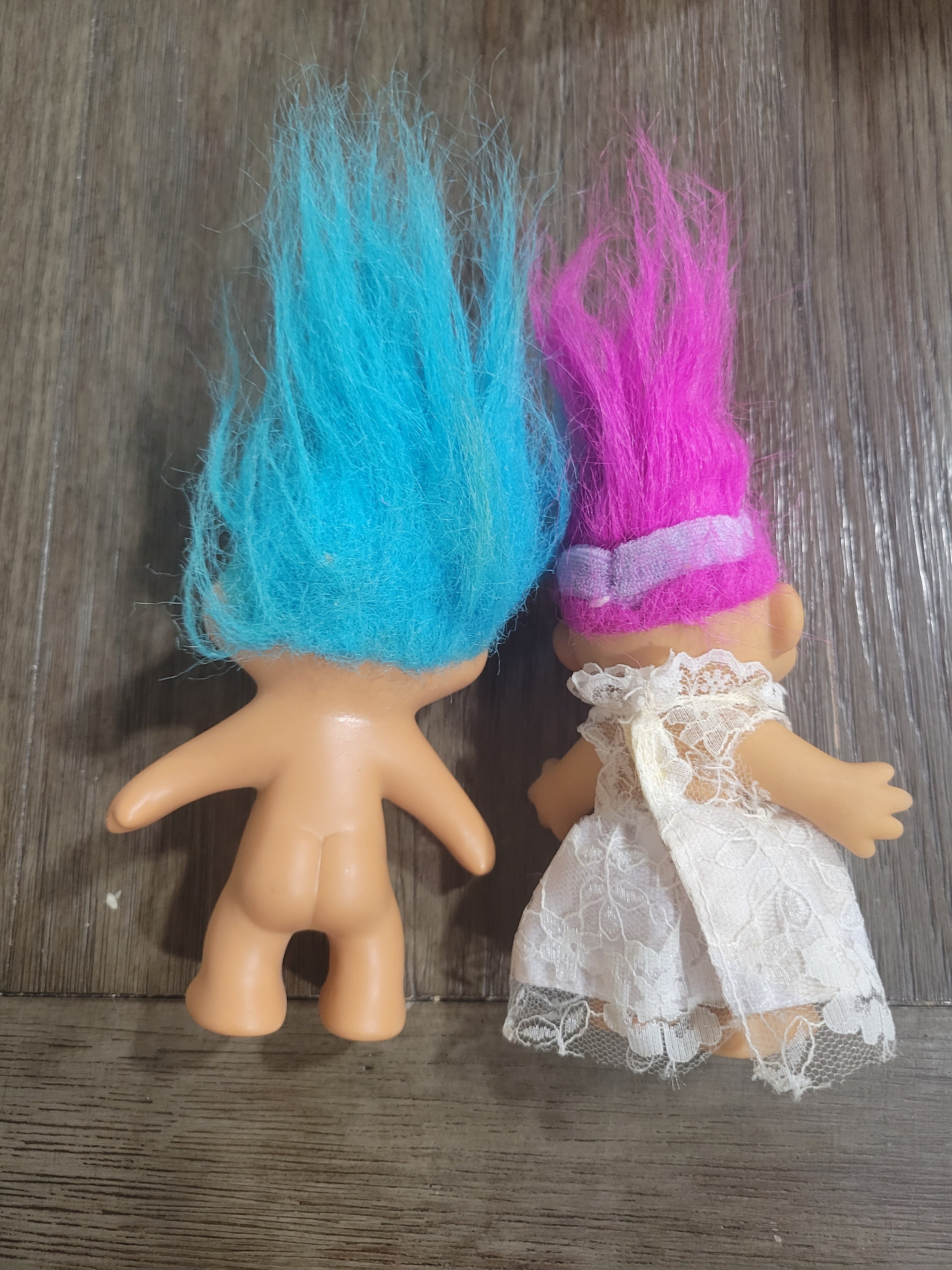 ヴィンテージのトロール人形2体セット - Etsy 日本