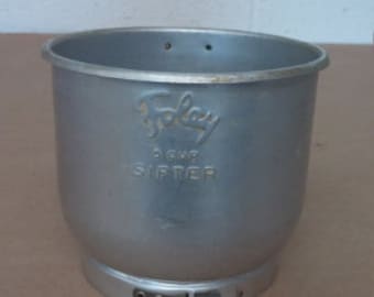 Vintage Aluminum Foley Flour Sifter
