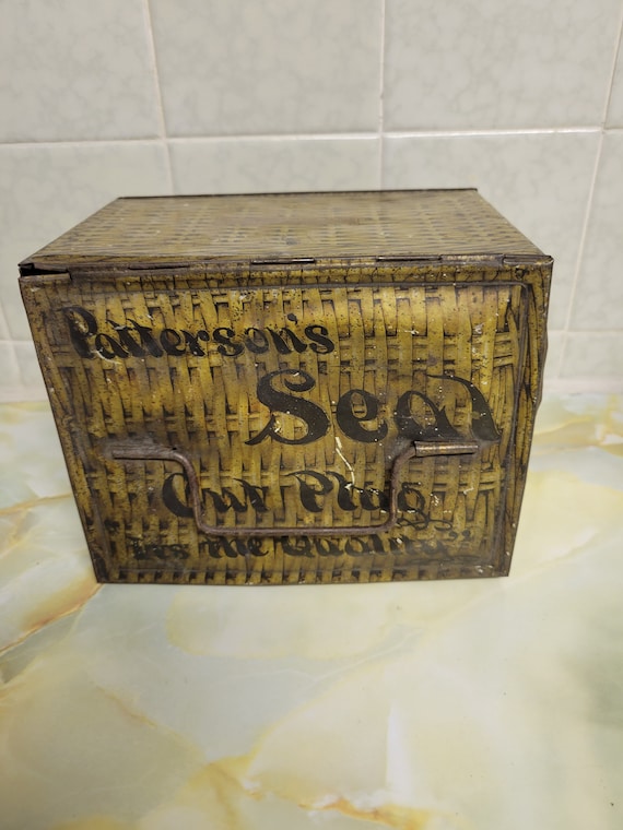 【アメリカヴィンテージ】PATTERSON`S　TOBACCO　TIN CAN Vintage Patterson's Tuxedo Tobacco Tin Can | eBay