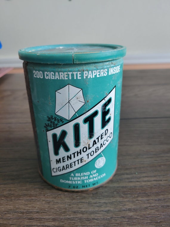 kite tobacco can Vintage Kite Tobacco Tin