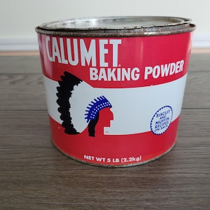 Vintage Calumet 5 lb Baking Powder Tin