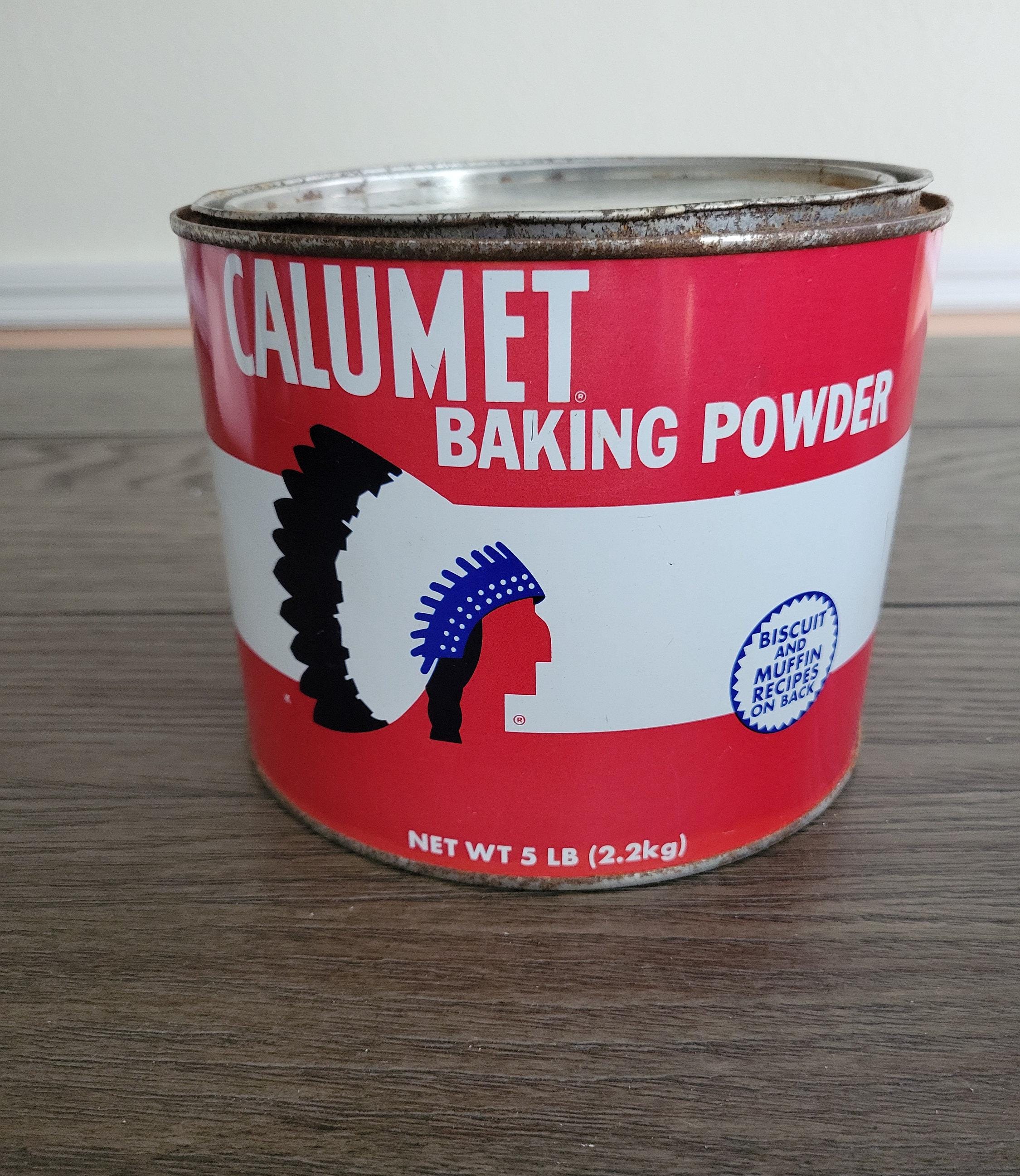 Vintage Calumet 5 Lb Baking Powder Tin - Etsy