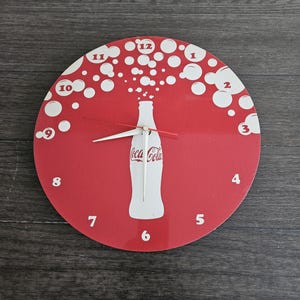 Vintage Metal Coca Cola Wall Clock