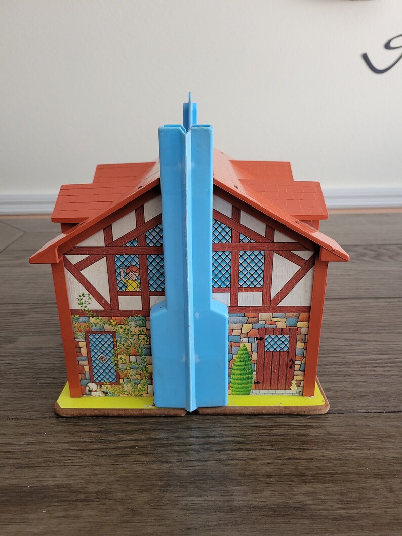 Vintage Fisher Price House With Accessories Etsy