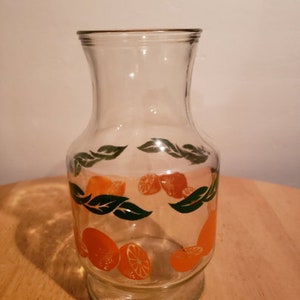 Vintage Glass Juice Pitcher