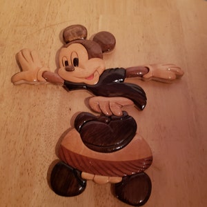 Vintage Skateboarding Mickey Mouse Wall Hanger