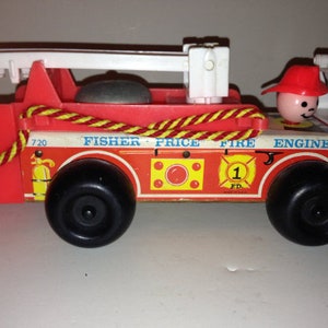 Vintage Fisher Price Fire Engine