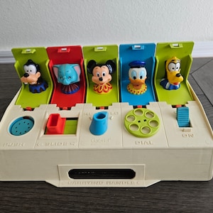 Vintage Disney Poppin Pals, Playskool Inc 1980