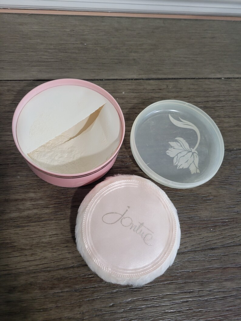 Vintage Max Factor Powder Puff Container Etsy