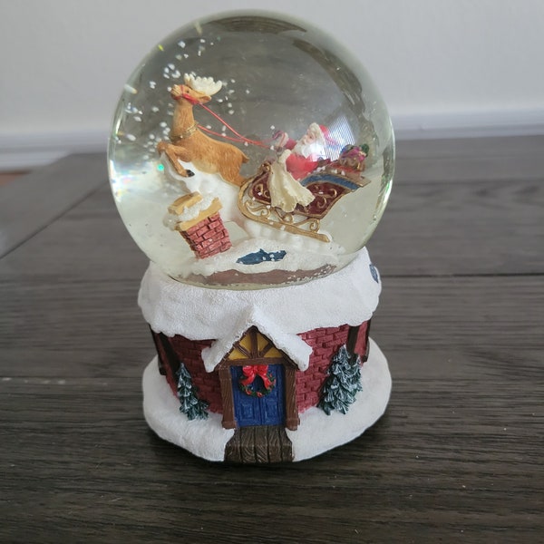 Vintage Snow Globe Etsy