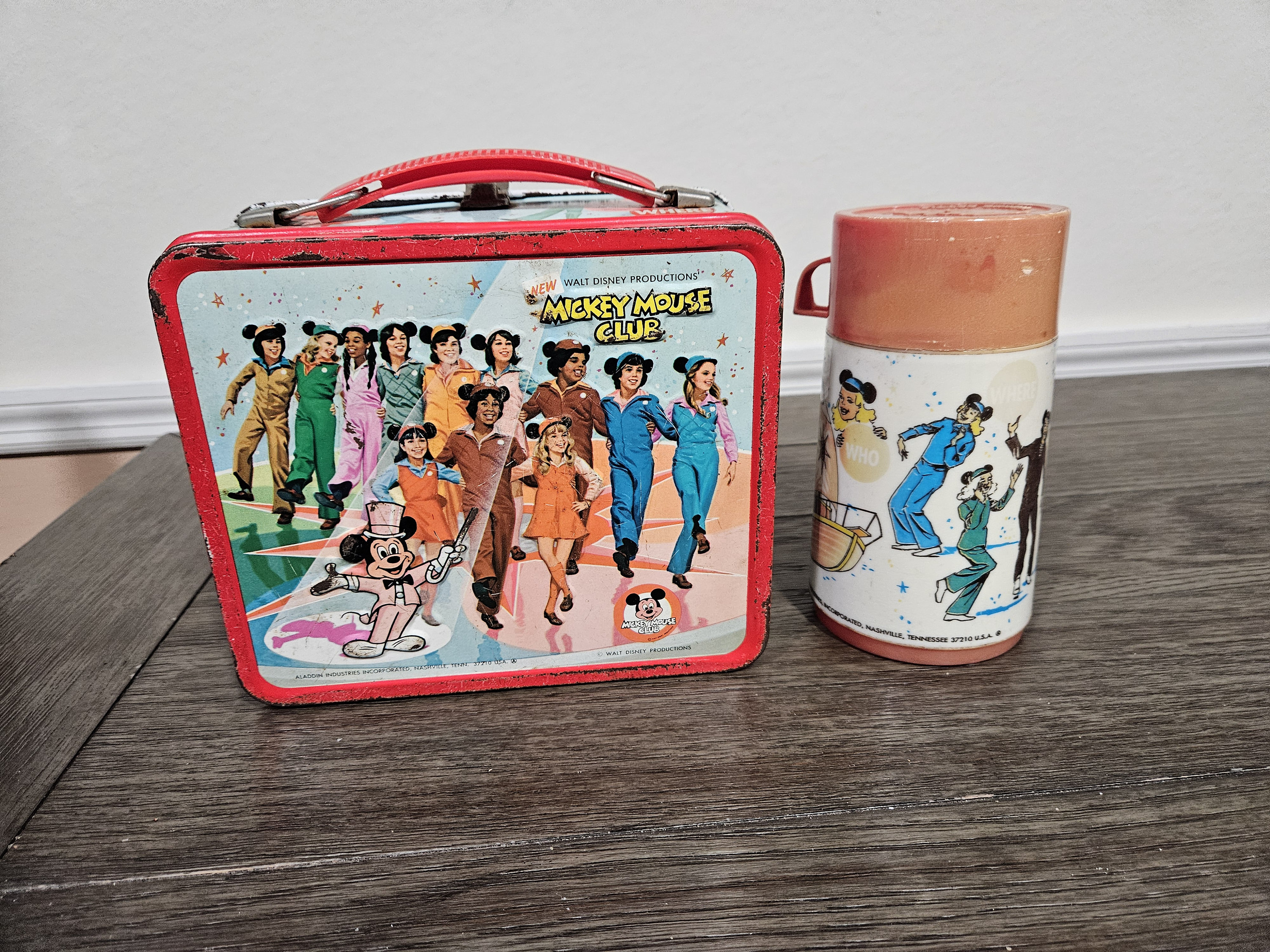 Vintage Walt Disney Metal Lunchbox - Etsy