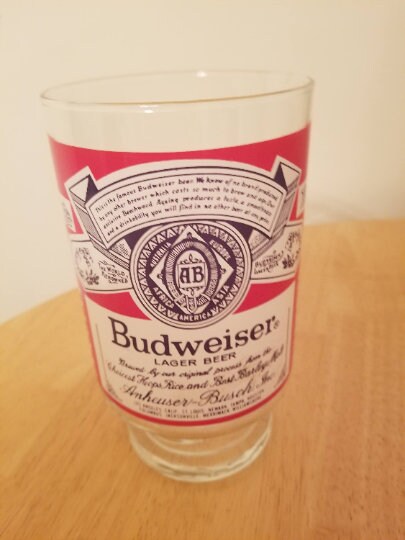 Budweiser beer glass - Etsy 日本