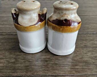Vintage Milk Can Salt and Pepper Set