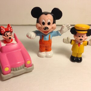 Set of 3 Vintage Disney Character Toys