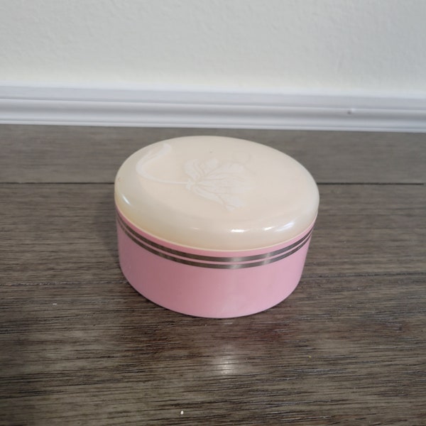 Vintage Max Factor Powder Puff Container