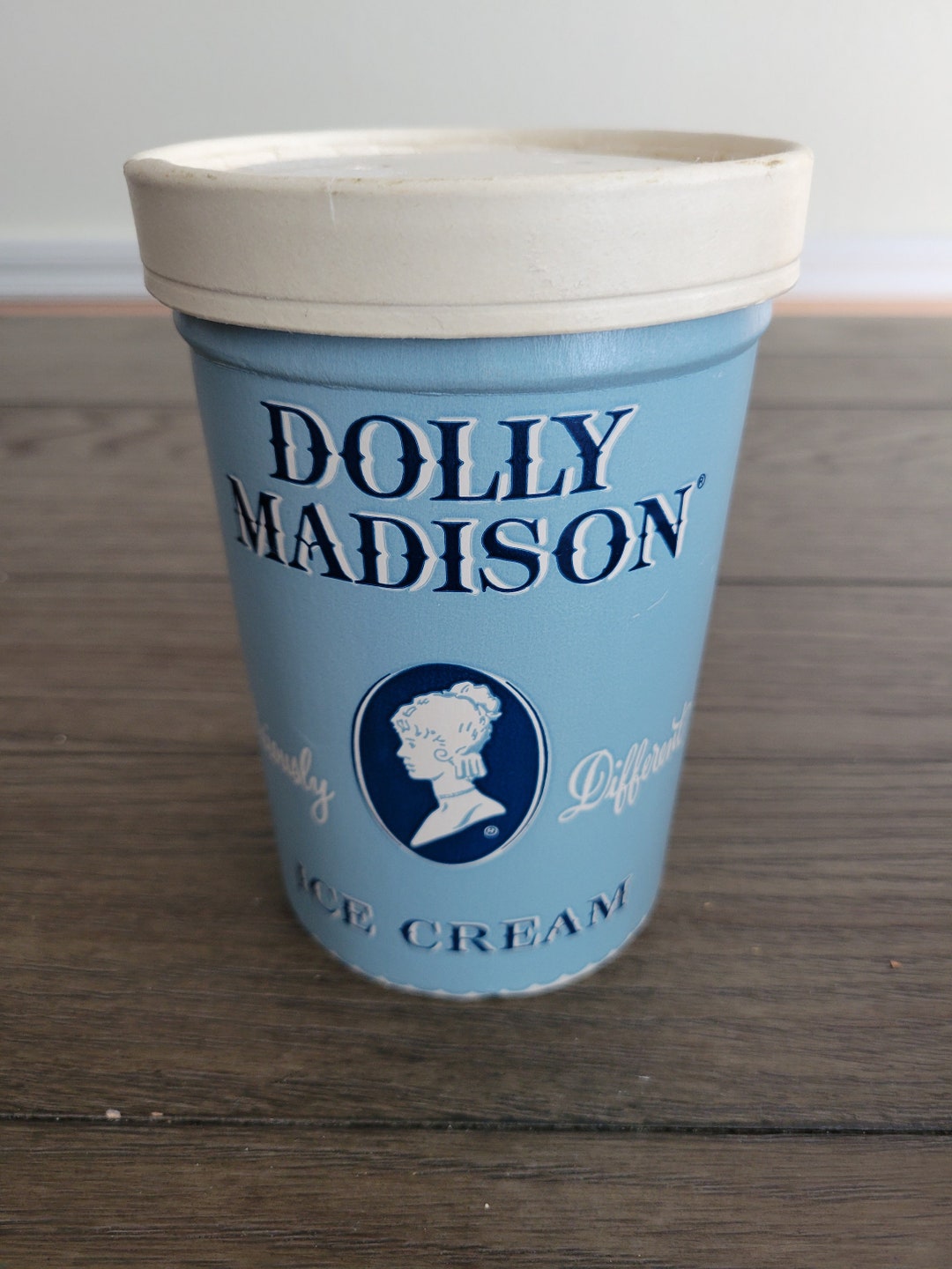 Vintage Dolly Madison Ice Cream Container Etsy