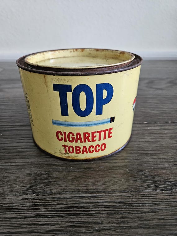 Vintage Top Tobacco Tin