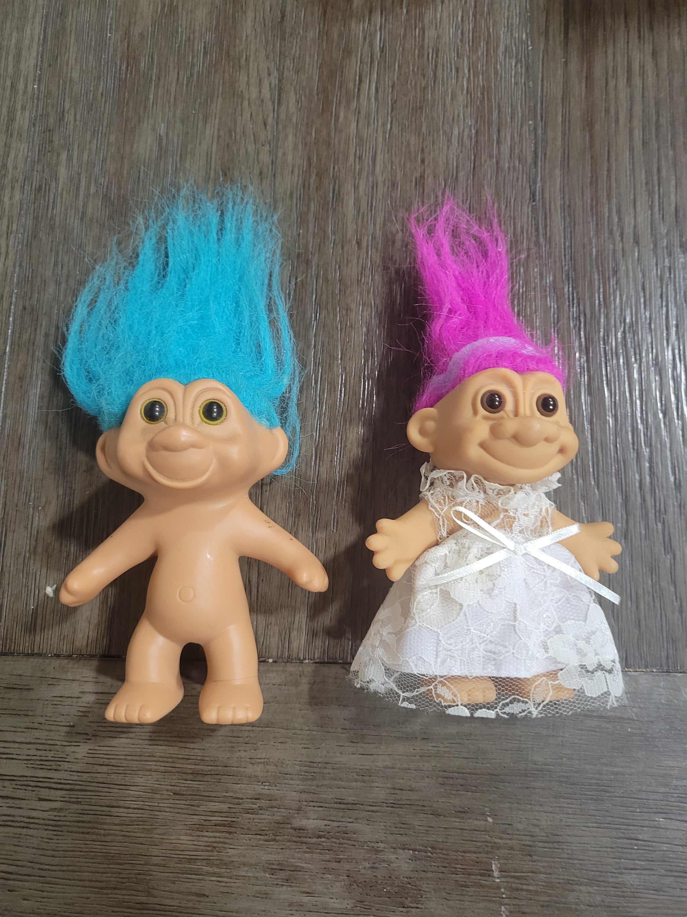 ヴィンテージのトロール人形2体セット - Etsy 日本