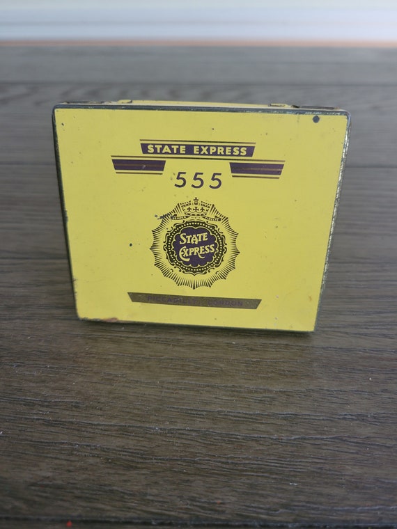 Vintage State Express 555 Tobacco Tin
