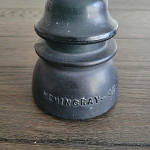Vintage Glass Hemingray Insulator
