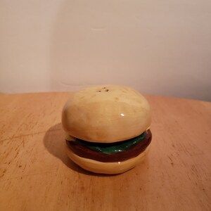 Vintage Hamburger Salt and Pepper Set