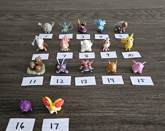 Vintage Authentic Pokemon Characters - Choose Your Favorite