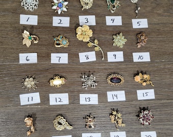 Vintage Pins- Your Choice of One