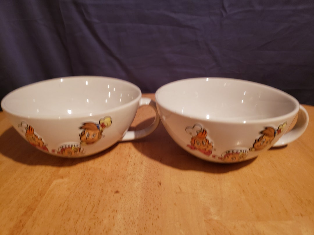 Pair of Kelloggs Cereal Bowls Marked TM 1999 Kellogg Co Etsy