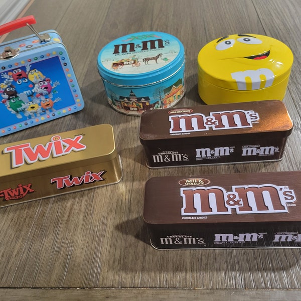 Vintage M&M Metal Tin - Your Choice of One