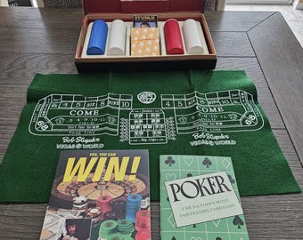 Vintage Poker Game Set