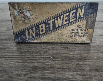 Vintage In B-Tween Tobacco Tin