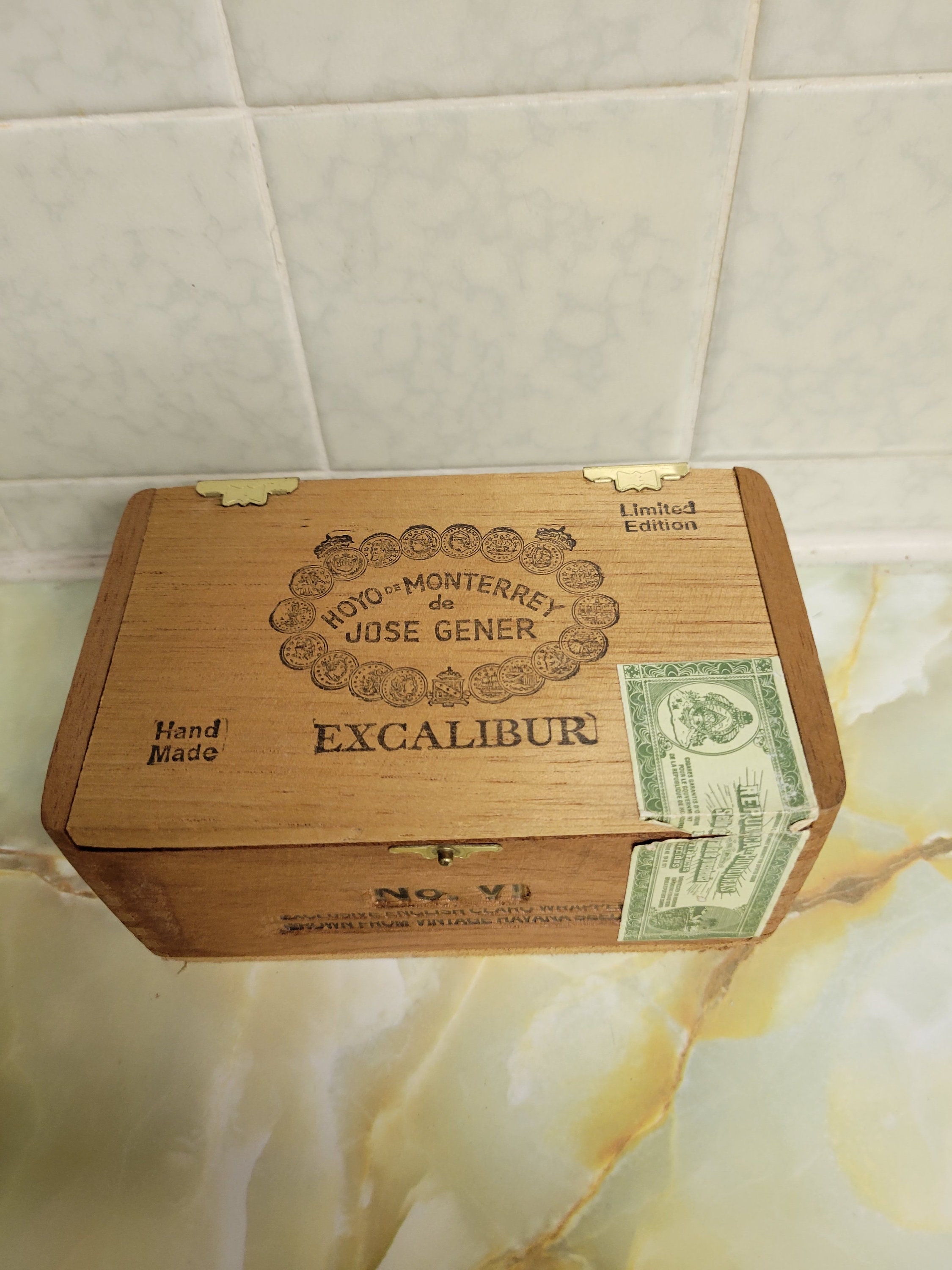 Vintage Hoyo De Monterrey De Jose Gener Excaliber Cigar Box - Etsy