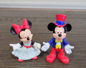 Vintage Pair of Mickey and Minnie Disney Characters