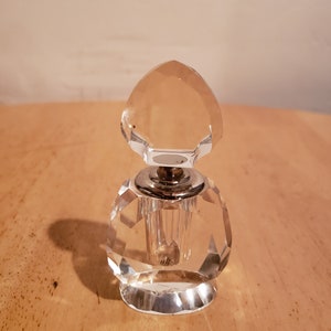 Vintage Lead Crystal Perfume Bottle