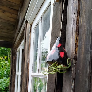 Air Plant Hanger, Ceramic Planter Pot, Tillandsia Holder, Hanging Ceramic , Plant Hanger Indoor, Air Plant Flower Pot, Jellyfish Air Plant