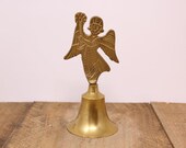 Vintage Angel Brass Bell